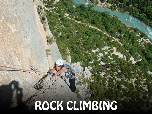 rock climbing multipich routes verdon